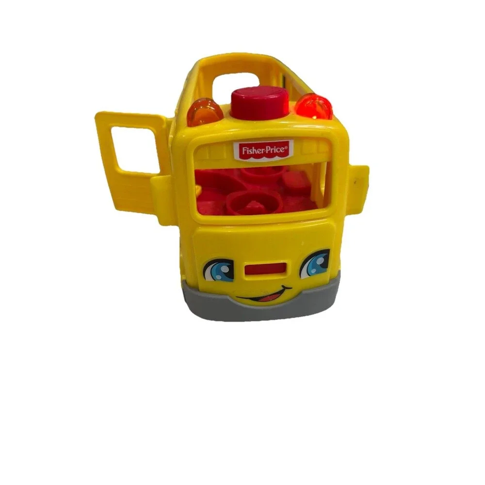 Fisher-Price Little People Sit with Me School Bus Yellow Toy Working 2016